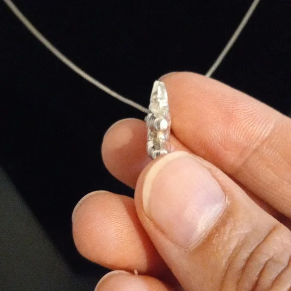 925 elephant pendant on chain - Picture 4 of 10